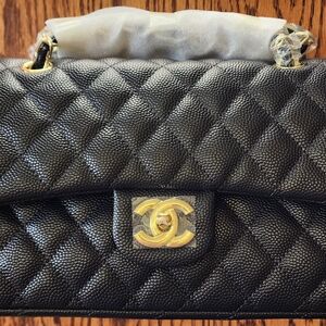 Chanel Black Quilted Leather Bag
